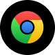 Logo de navegador Google Chrome